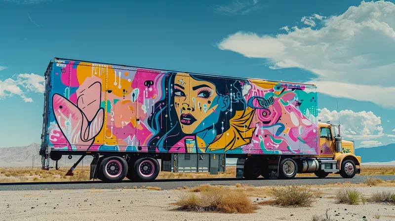 Custom Truck Ad Shot - Epic Vibrant
