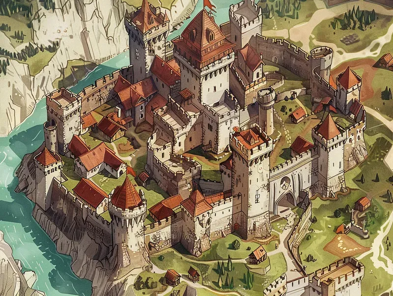 Maps And Plans Of Famous