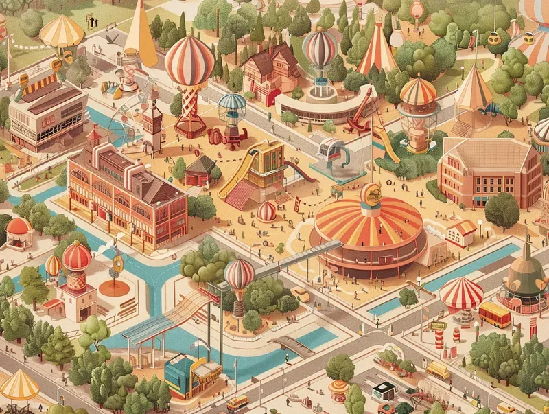 Maps And Plans Of Famous
