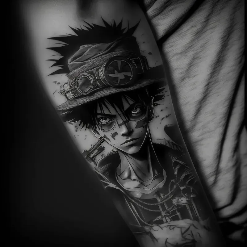 Black And Grey Realistic Tattoos