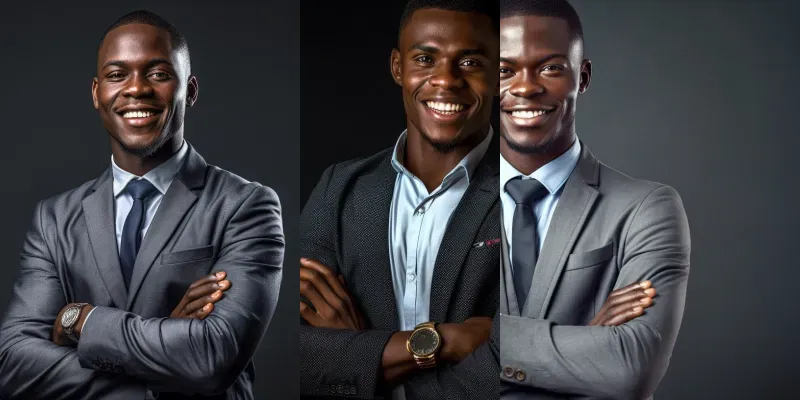 Captivating Businessman Portraits generated by undefined