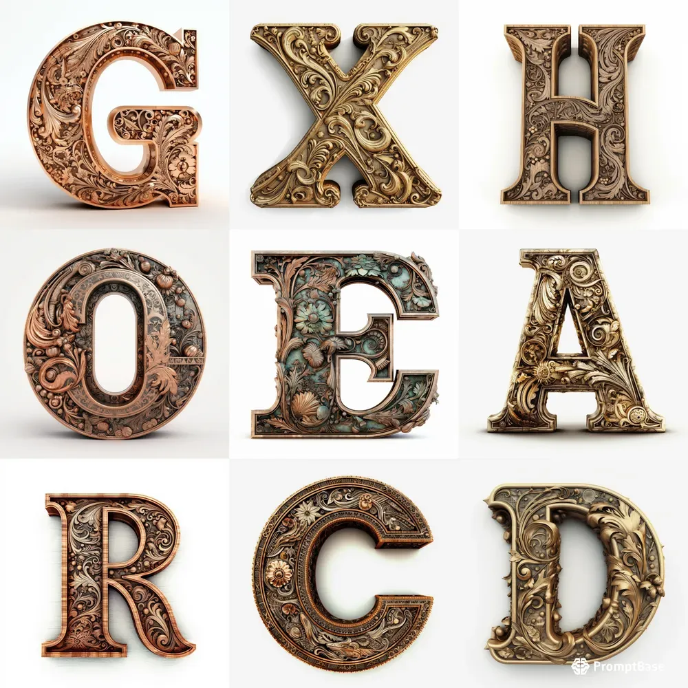 Rustic Letters