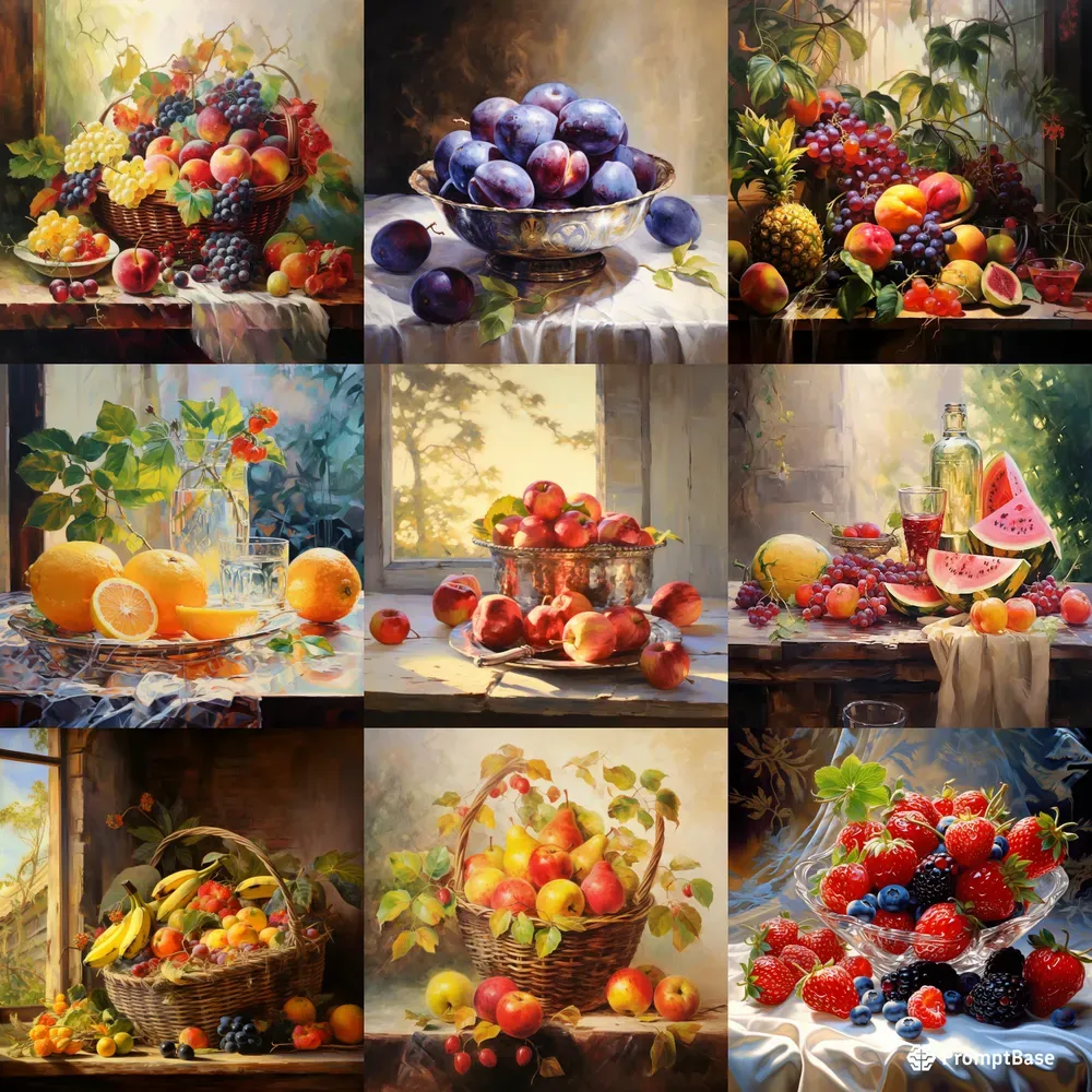 Fruit Oil Paintings