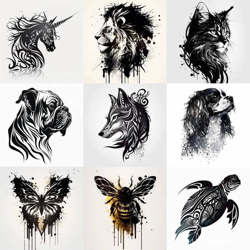 Animal Tattoo Art