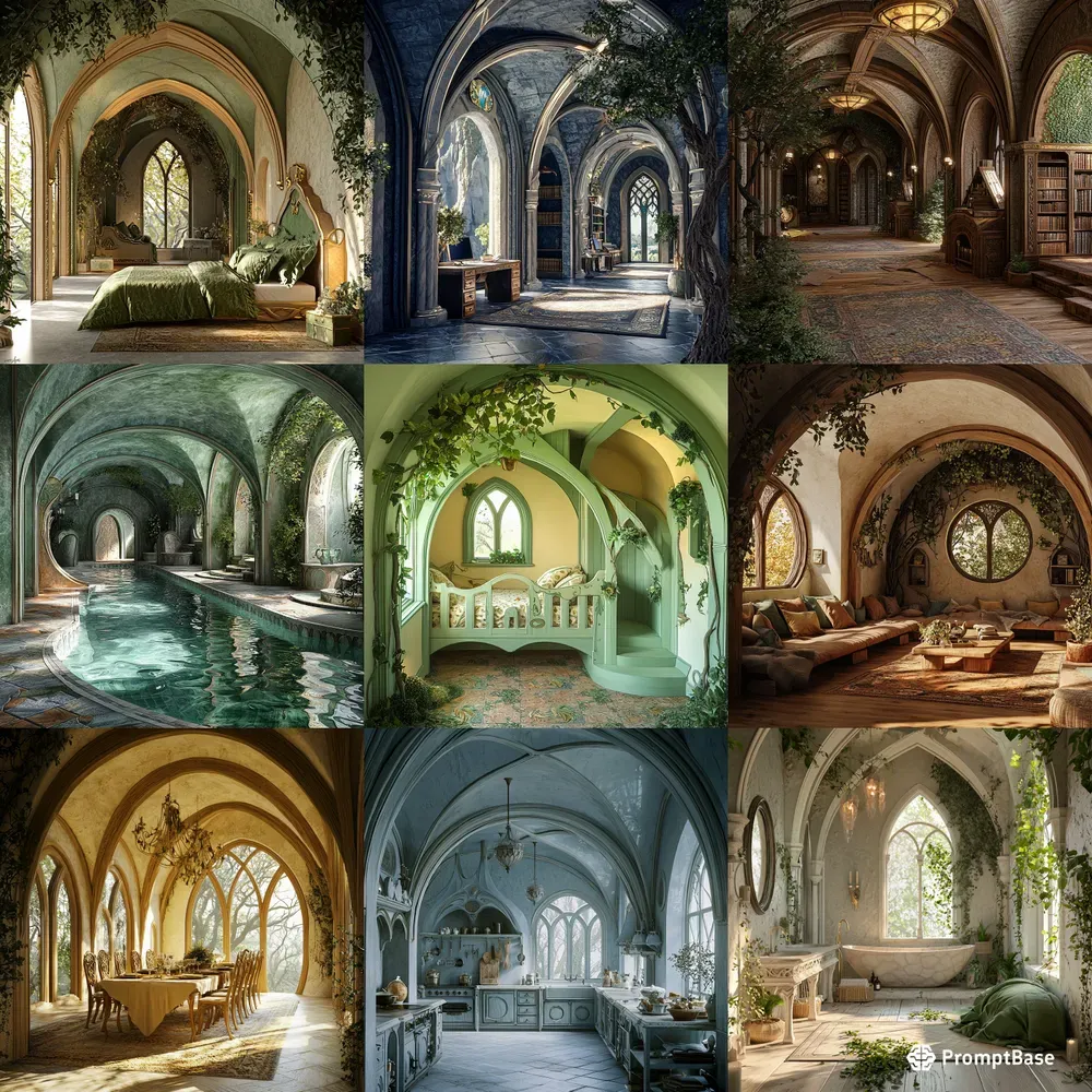 Elven Room Designs By Tolkien
