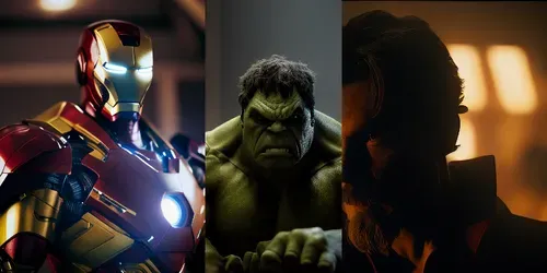 Marvel Characters generated by midjourney