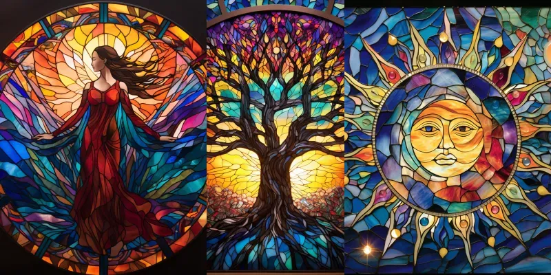 Stained Glass Art generated by undefined