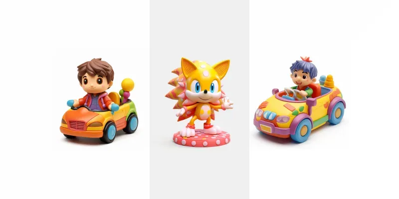 Beautiful 3D Characters generated by undefined