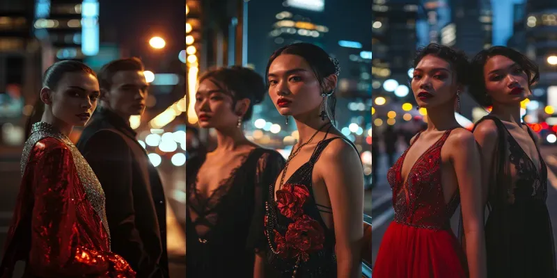 Urban Fashion Portraits generated by undefined
