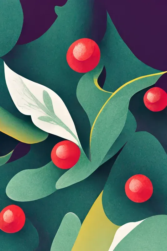 Psychedelic Christmas Card