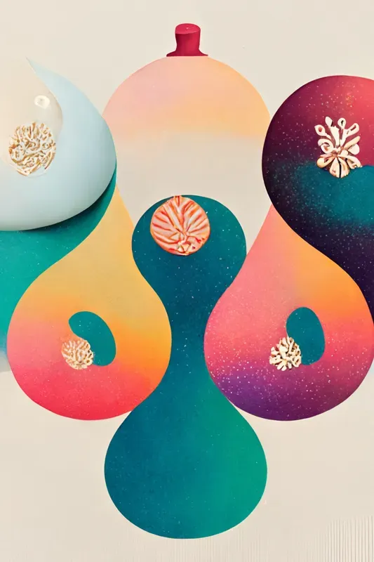 Psychedelic Christmas Card