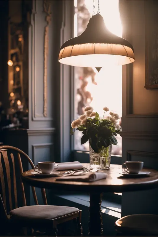 French Cafe Stock Photography