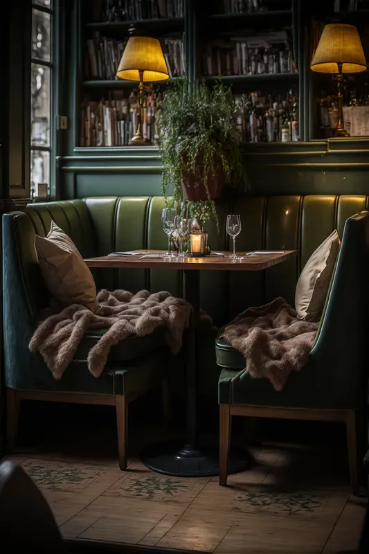 French Cafe Stock Photography