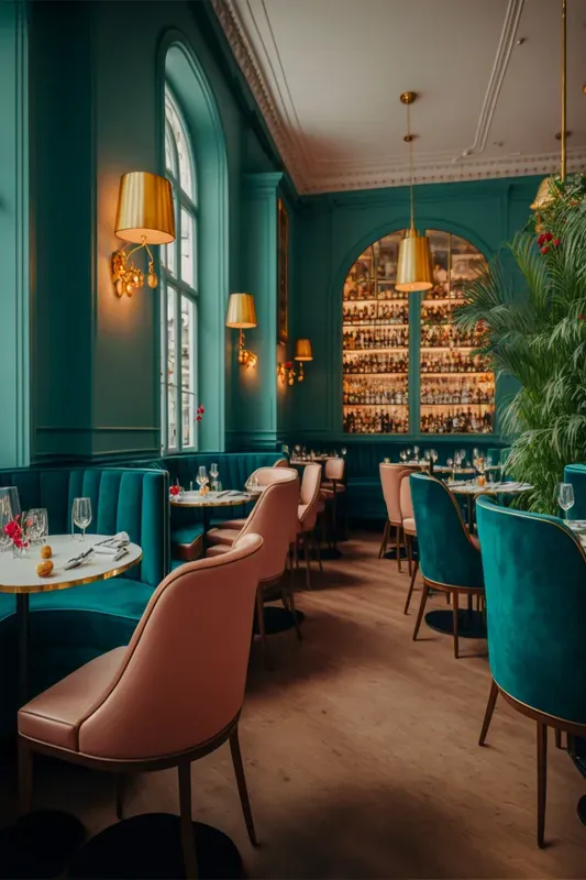 French Cafe Stock Photography