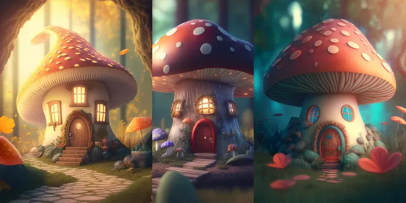 Mushroom Houses generated by undefined
