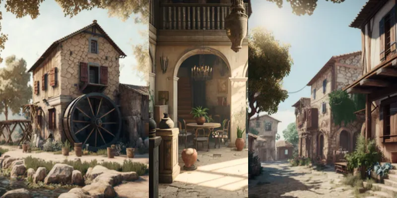 French Renaissance Villages generated by undefined
