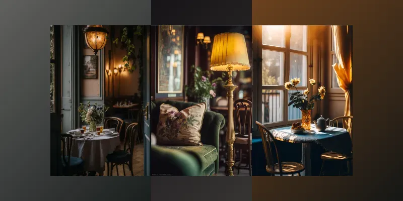 French Cafe Stock Photography generated by undefined