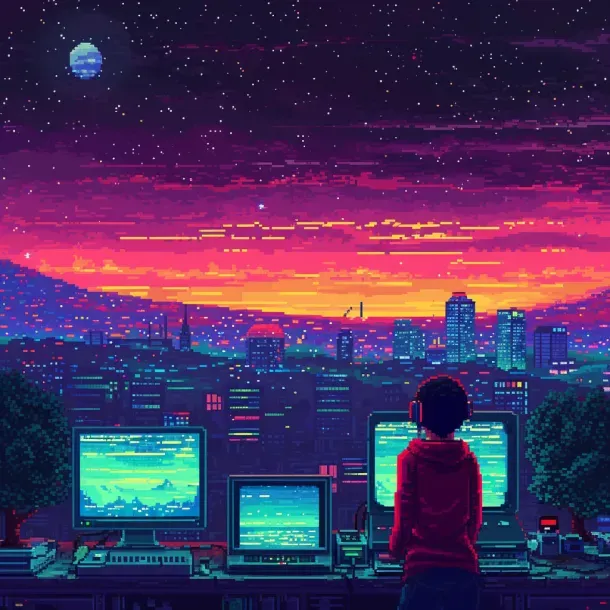 Retro Pixel Art