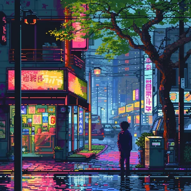 Retro Pixel Art