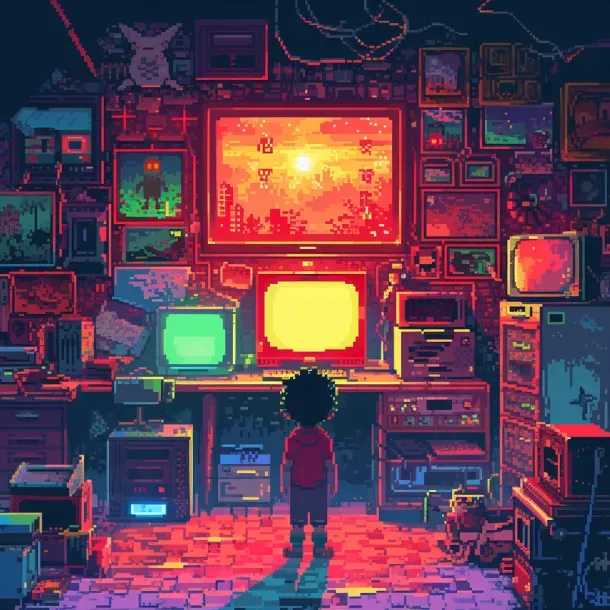 Retro Pixel Art