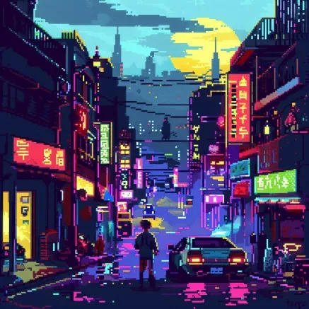 Retro Pixel Art