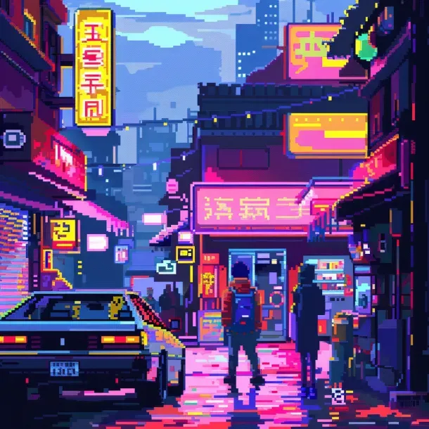 Retro Pixel Art