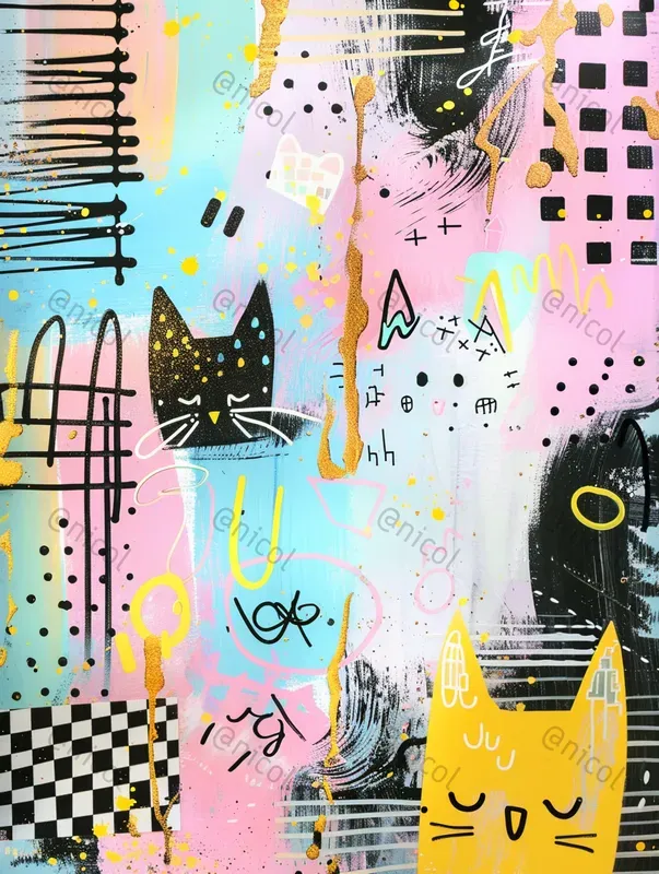80s Totally Rad Notebook Doodle Art