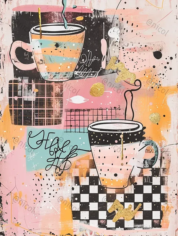80s Totally Rad Notebook Doodle Art