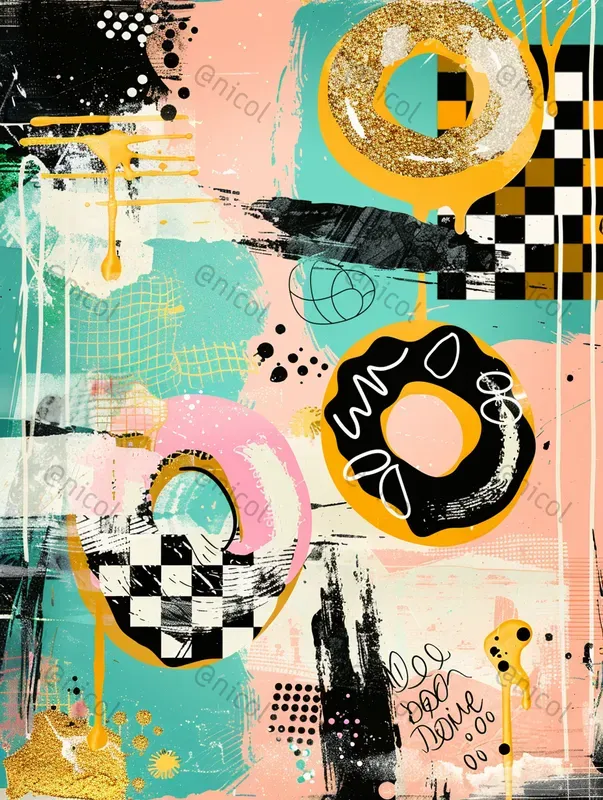 80s Totally Rad Notebook Doodle Art