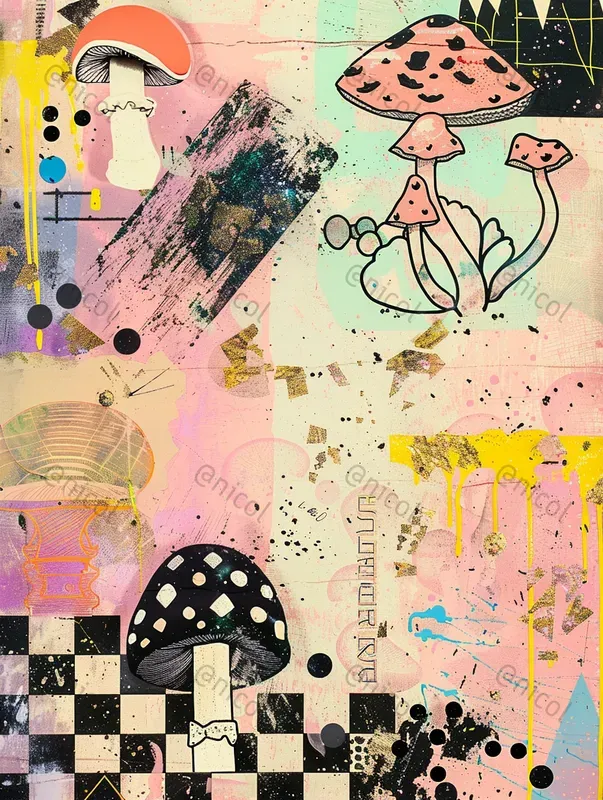 80s Totally Rad Notebook Doodle Art