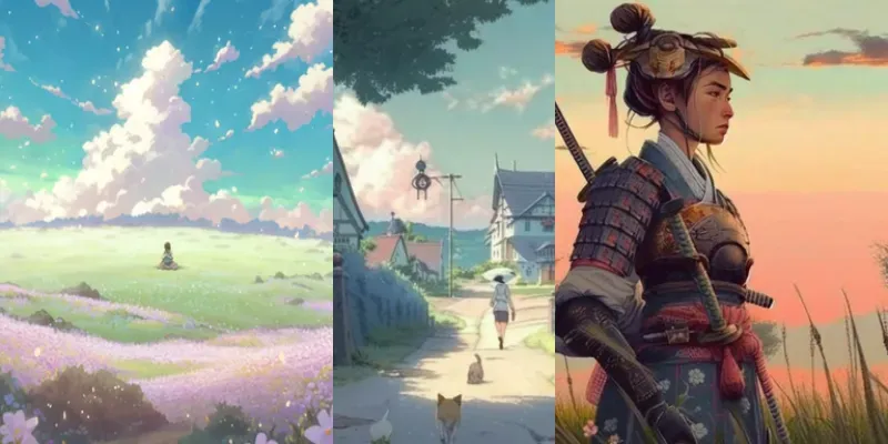 Studio Ghibli Illustrations generated by undefined