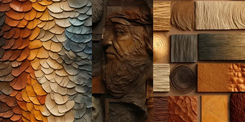Leonardo Da Vinci Style Textures generated by undefined