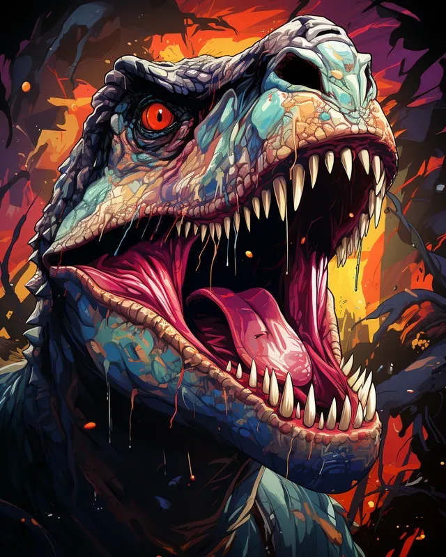 Vibrant Dope Art Style Posters
