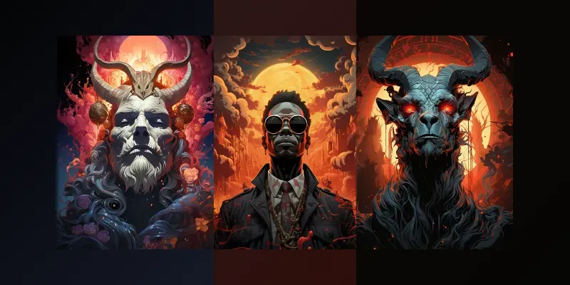 Vibrant Dope Art Style Posters generated by undefined