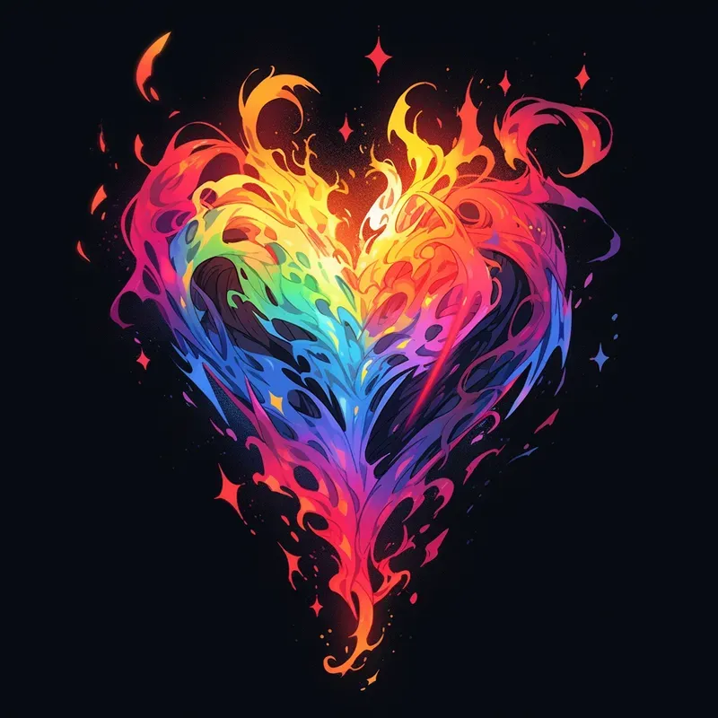 Rainbow Inspired Niji T-shirt Designs