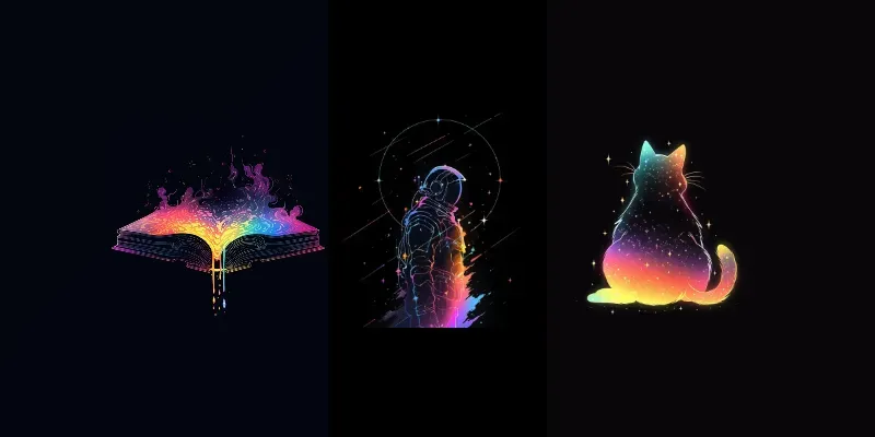 Rainbow Inspired Niji T-shirt Designs generated by undefined