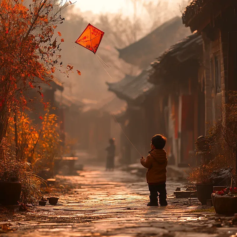 Nostalgic Chinese Cinematic Scenes