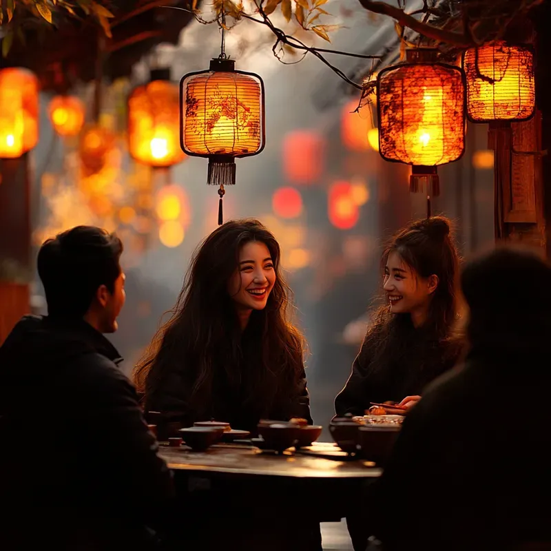 Nostalgic Chinese Cinematic Scenes