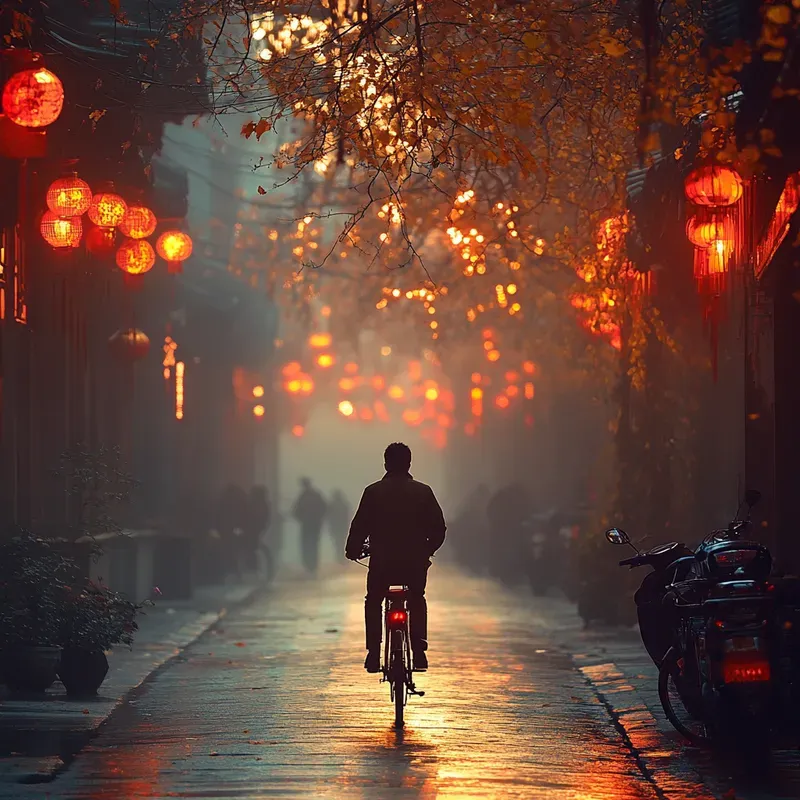 Nostalgic Chinese Cinematic Scenes
