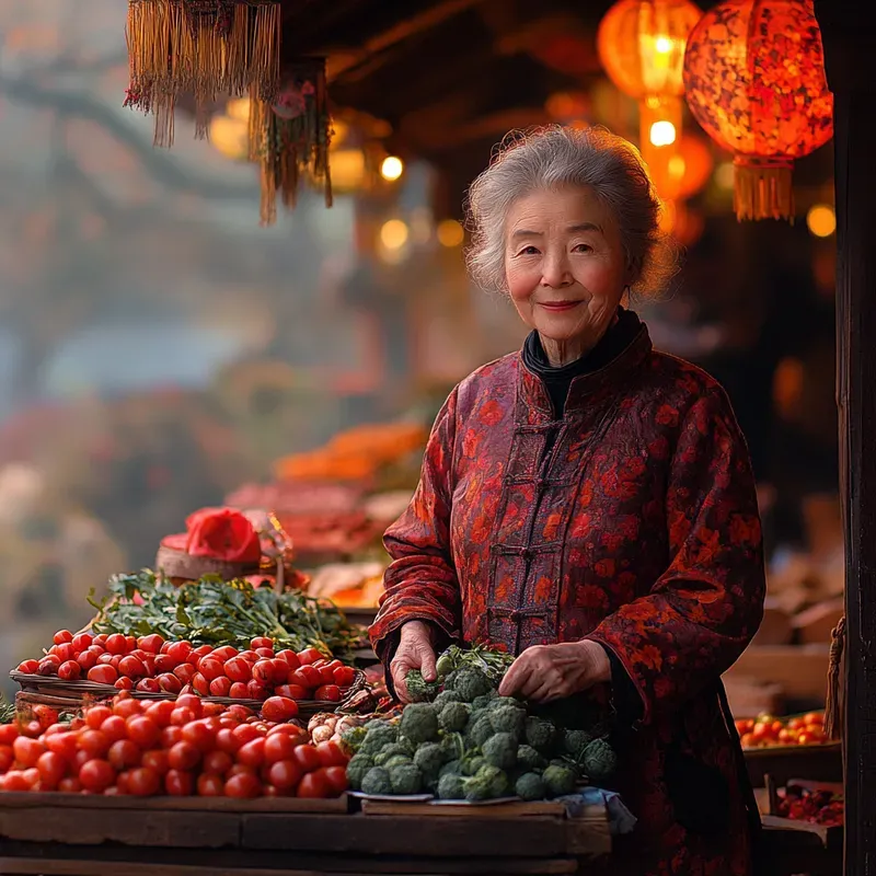 Nostalgic Chinese Cinematic Scenes