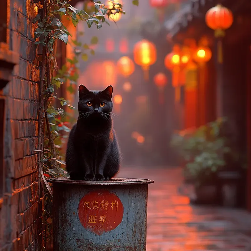 Nostalgic Chinese Cinematic Scenes