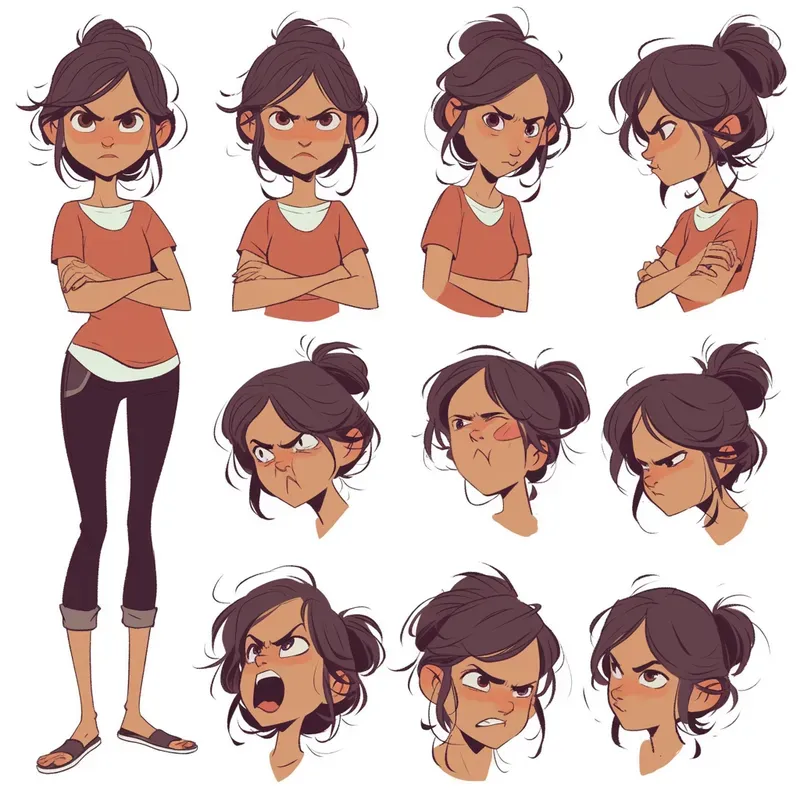 Character Sheets With Big Emotions