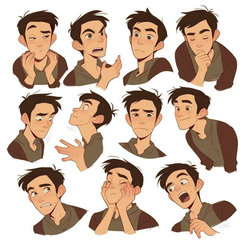 Character Sheets With Big Emotions