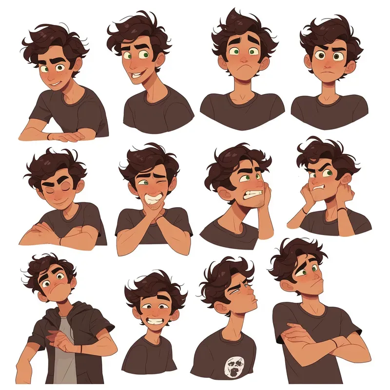 Character Sheets With Big Emotions
