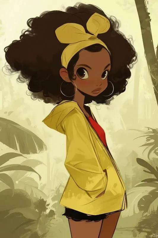 Disney-inspired 2D Character Designs