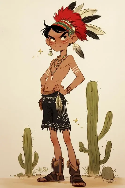 Disney-inspired 2D Character Designs