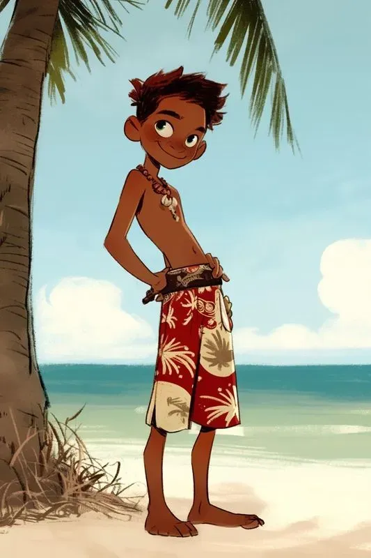 Disney-inspired 2D Character Designs