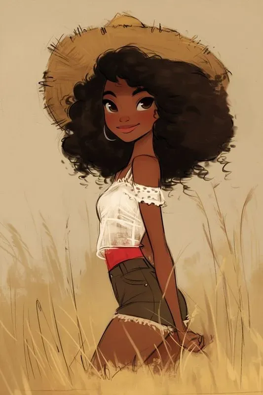 Disney-inspired 2D Character Designs