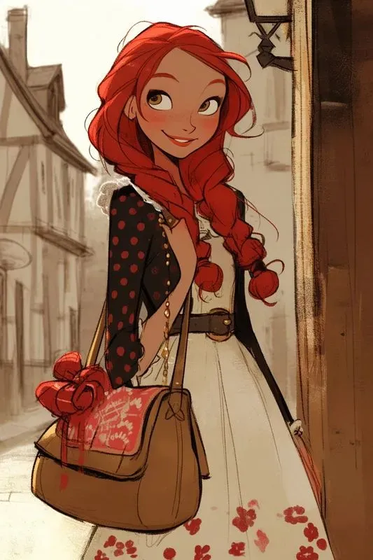 Disney-inspired 2D Character Designs