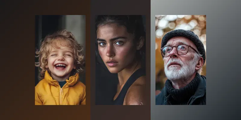 Realistic Portrait Photographs generated by undefined
